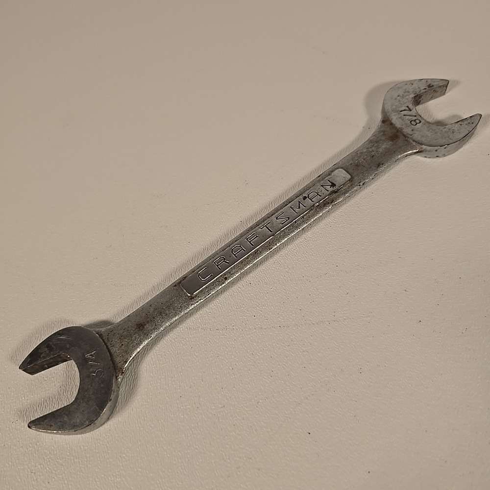 Craftsman -V- 3/4" X 7/8" Open End Wrench 44584 USA